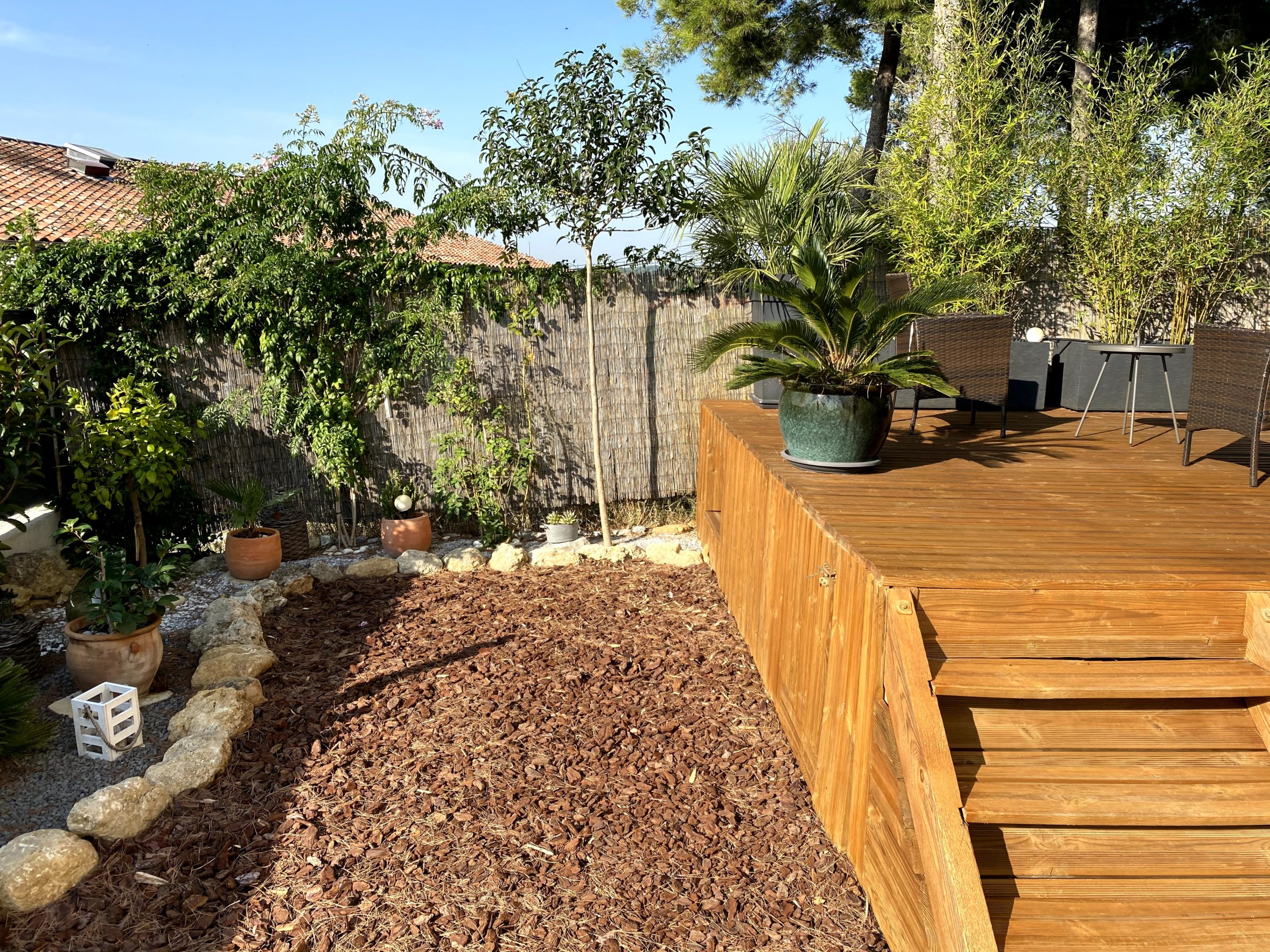 Terrasse en bois autoclave